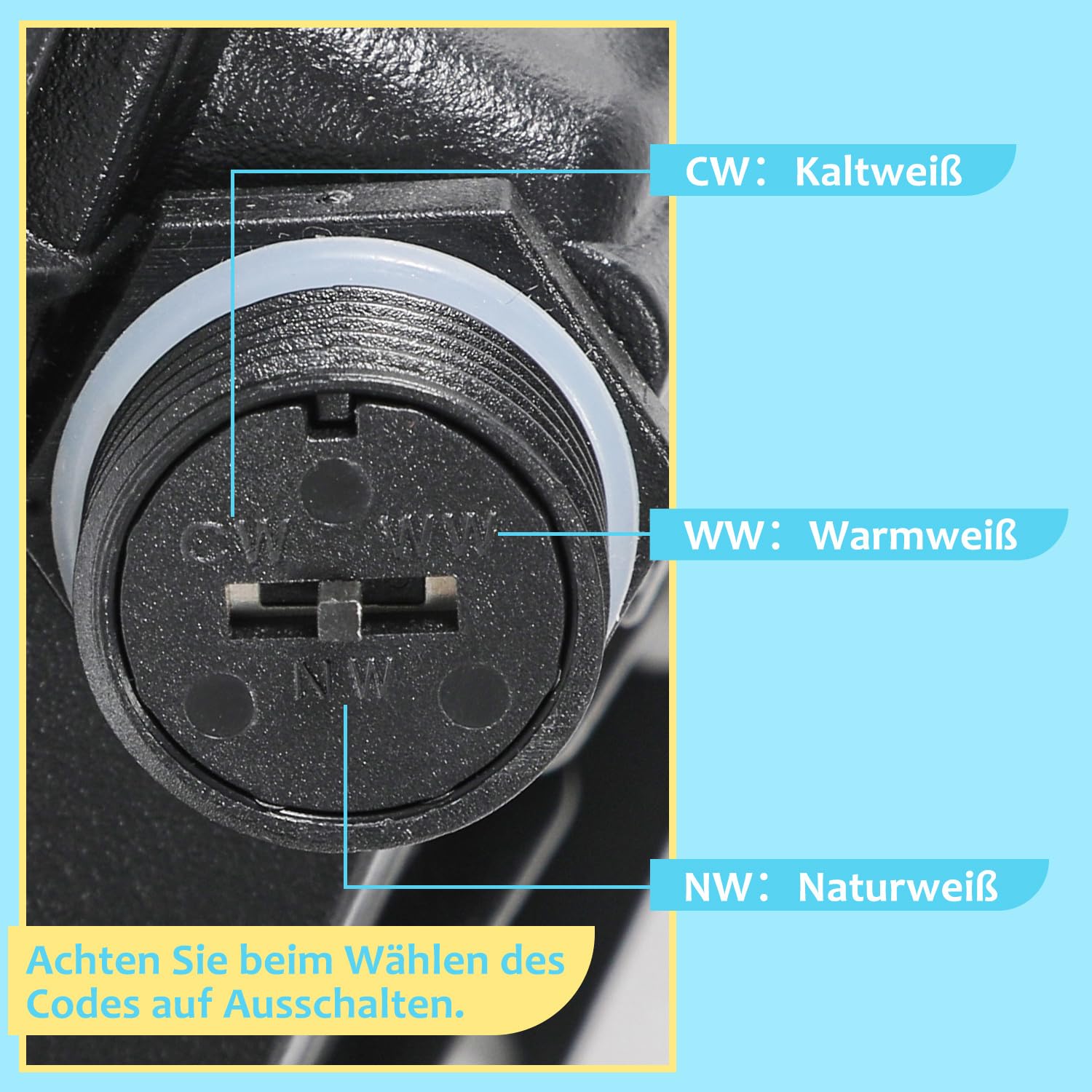 LED Strahler Außen 100W,4 Stück Dimmbar LED Fluter 3000K/4000K/6500K, Led Scheinwerfer, IP65 Wasserfest Aussenstrahler für Hell Garten Hof Türen Rasen Garage [Energieklasse E]