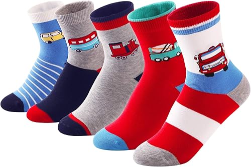 Calcetines de vestir de algodón suave para niños y niños