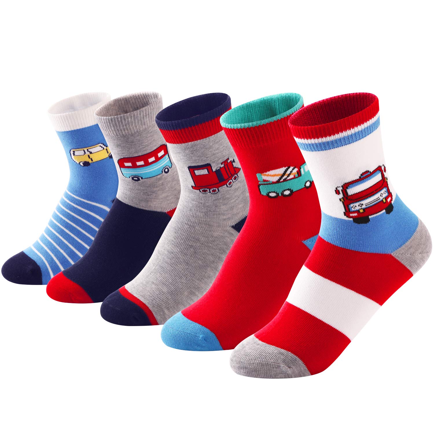 SUNBVEKids Boys Soft Fashion Cotton Dress Socks Gift