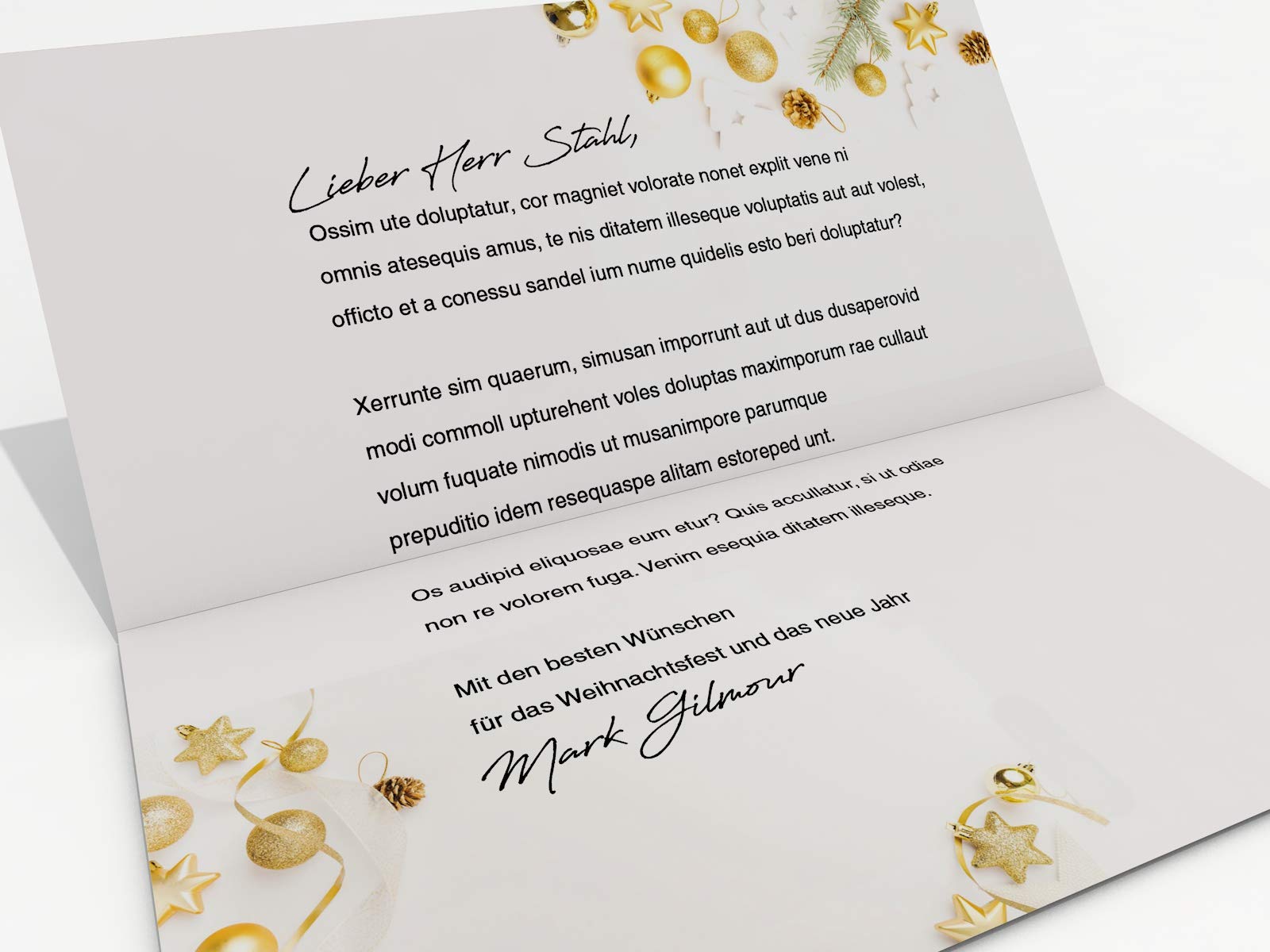 Tarjeta de Navidad Excelsior, 100 unidades, tarjetas plegables, tarjetas de felicitación, autoimprimibles
