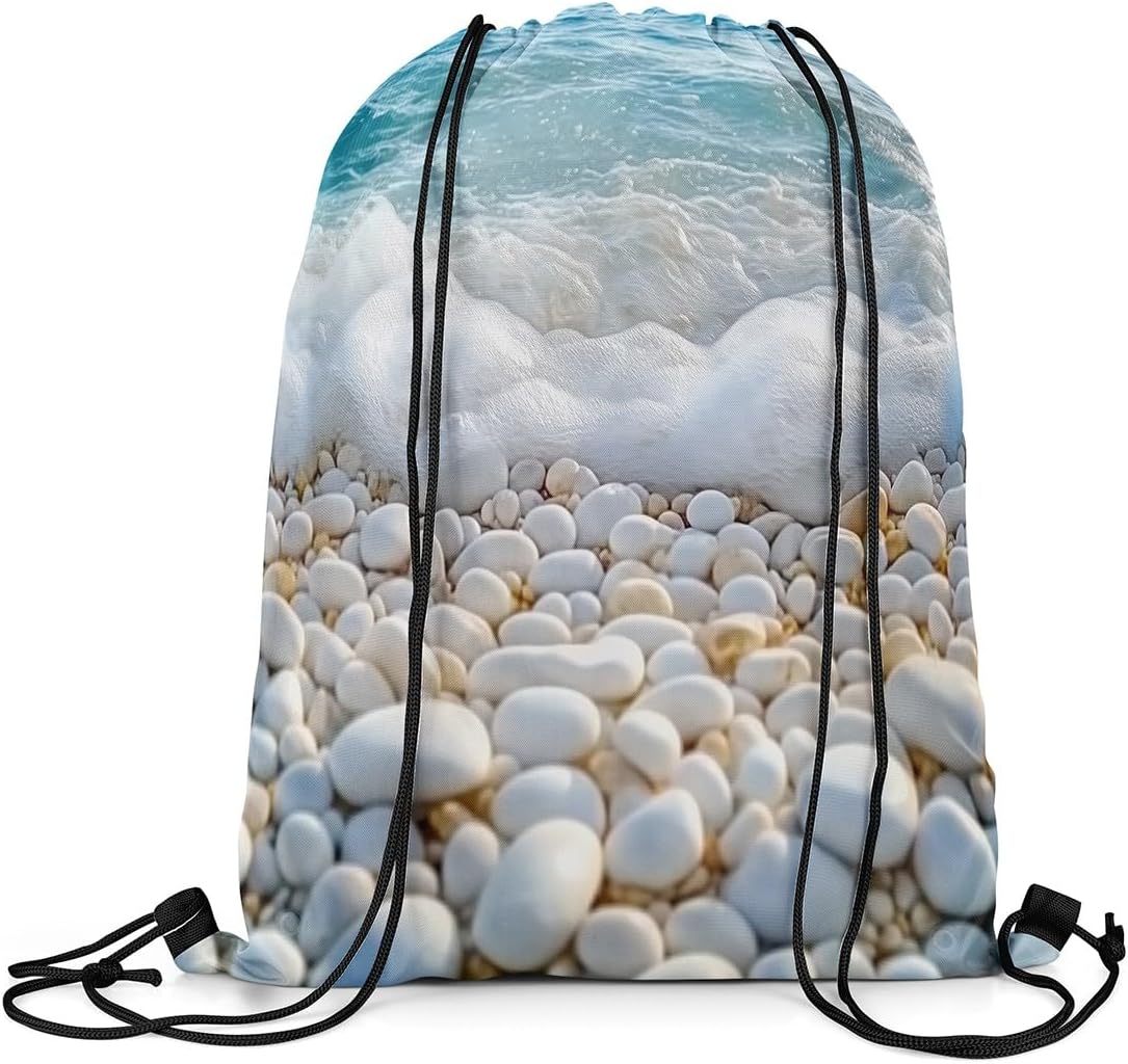 jejeloiu Dolphin Drawstring Backpack Gym String Bag