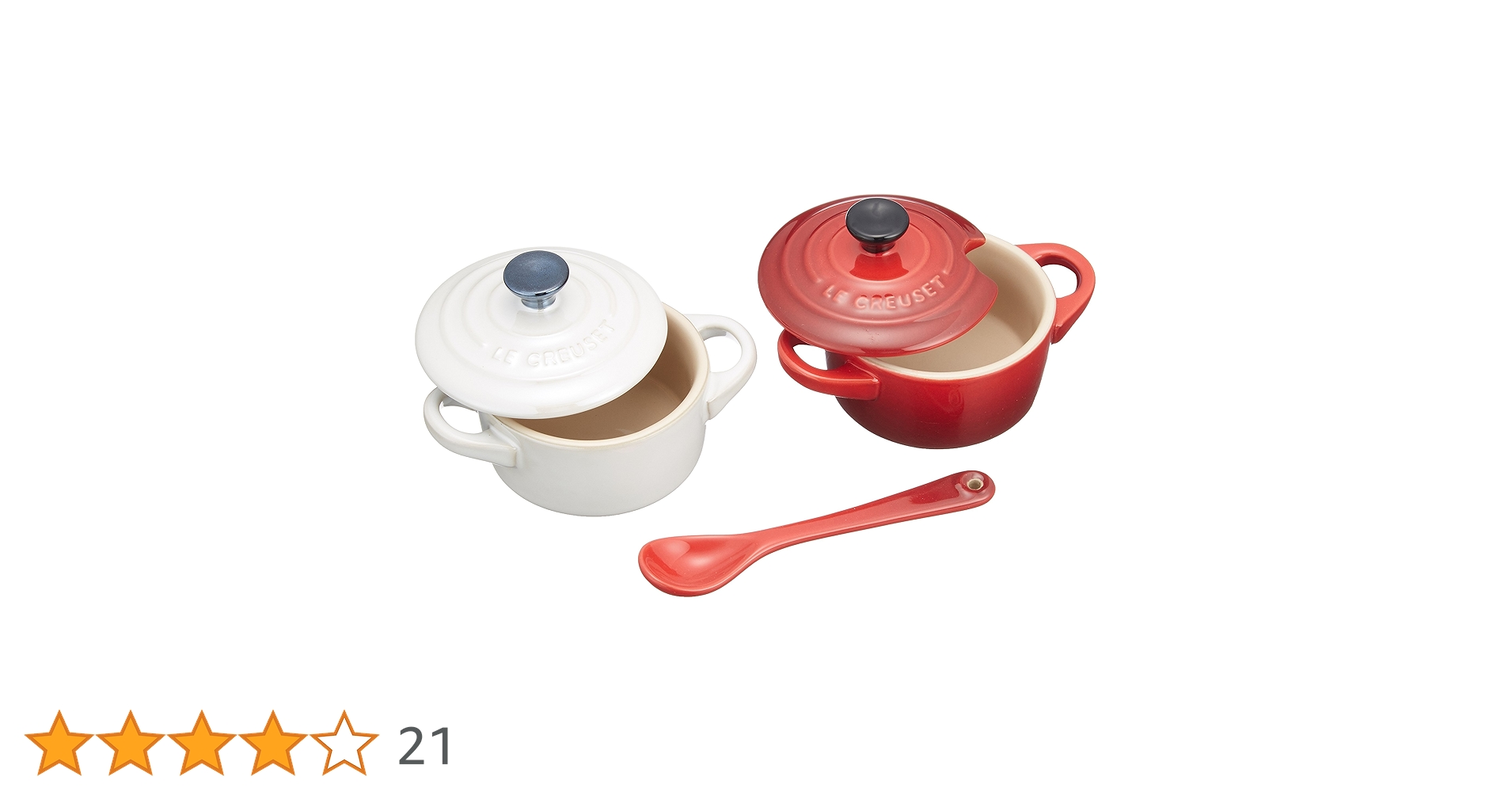 未使用　スヌーピーミュージアム限定　ルクルーゼ プチココットセット LE CREUSET - スヌーピー×ルクルーゼの通販 by ma_snp6cb's shop