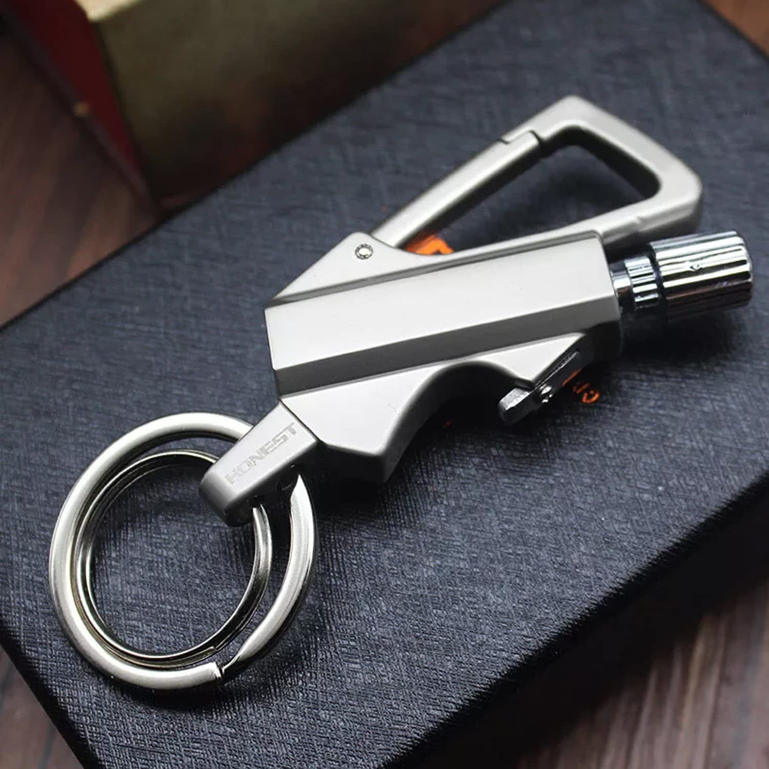 FITUP THE FIRE Flint Opener Keychain and Matchstick Fire Starter Great