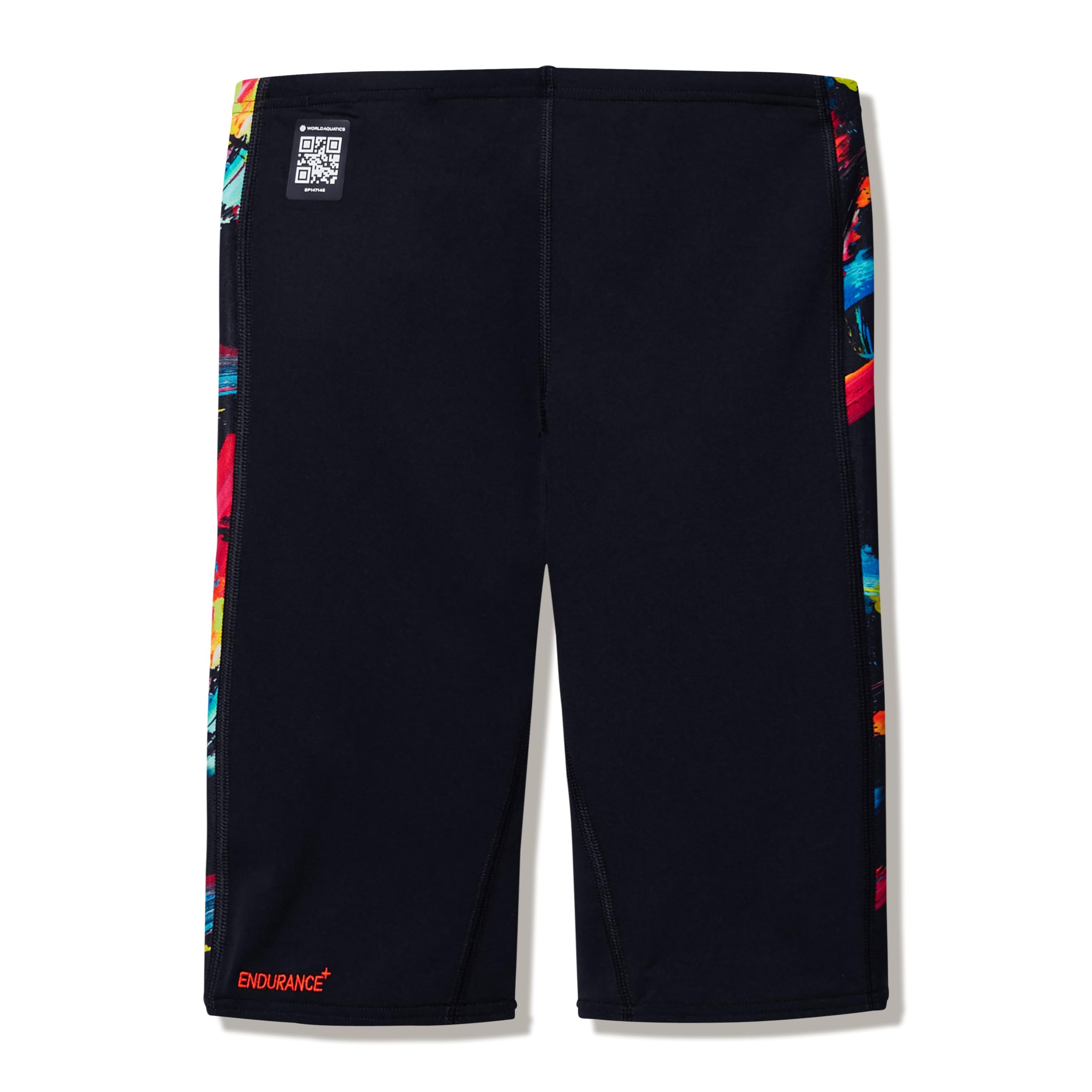 Speedo Fastskin Junior Endurance+ Max Badehose für Jungen, hohe Taille, Schwarz