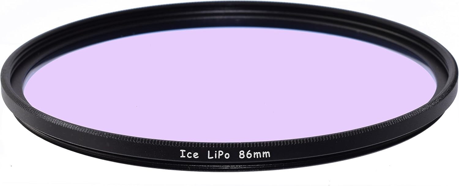 ICE LiPo Didymium Filter Broadband Light Pollution Reduction for Night Sky/Star Optical Glass (86mm)