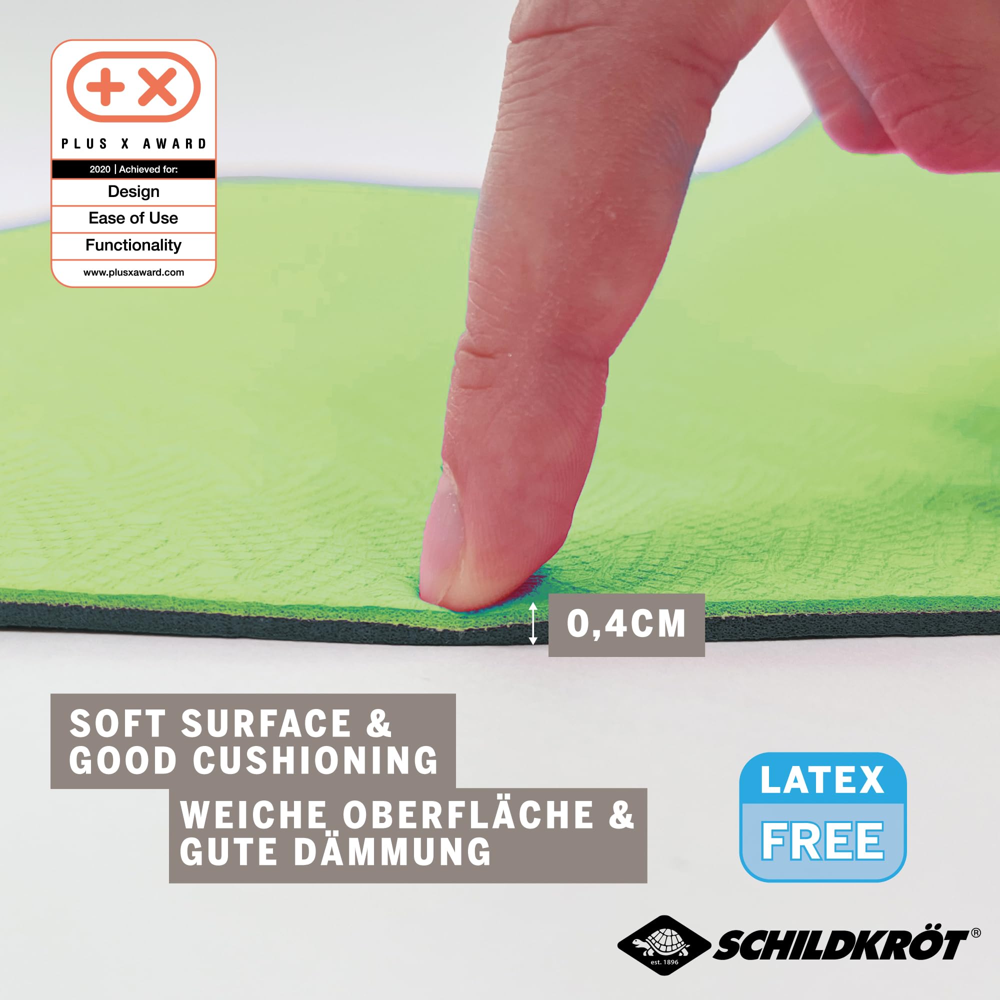 Schildkröt Fitness Tappetino per Yoga 4 mm, in una Borsa