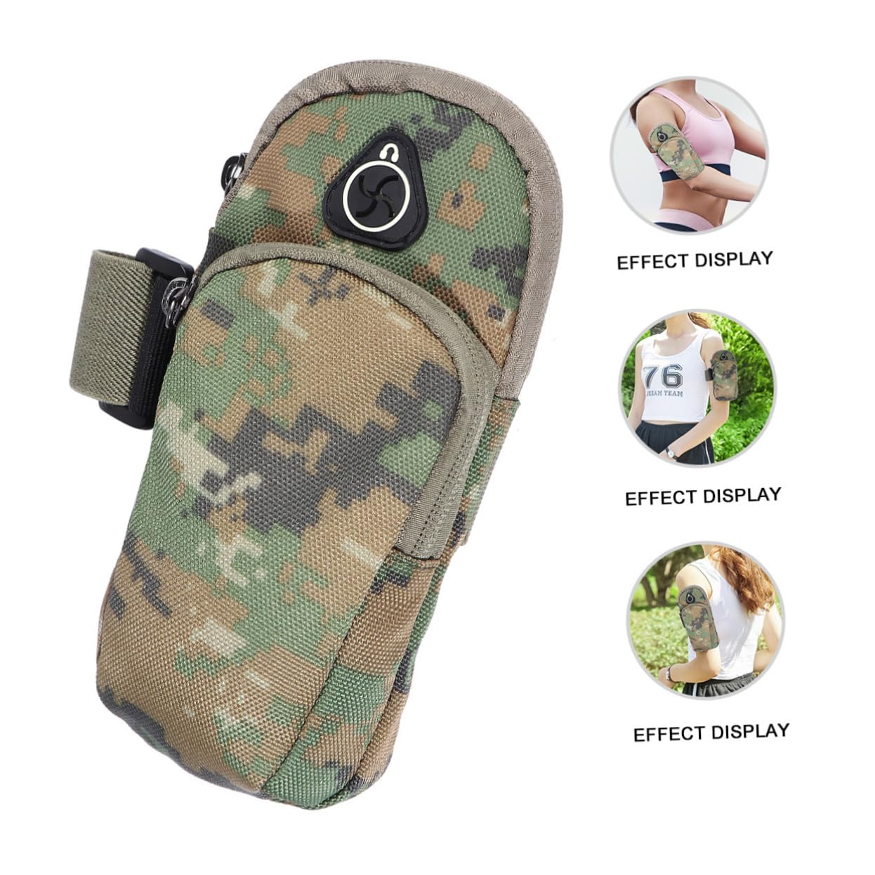 Angoily 3 Piezas Bolsa De Brazo para Teléfono Móvil Al Aire Libre Bolsa De Bandas De Brazo para Hacer Ejercicio Soporte para Teléfono Deportes Tela Oxford Corriendo Brazalete Hombre
