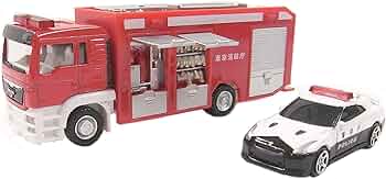 ミニカーセット（消防車・スポーツカー） ミニカー 24個セット おもちゃ 消防車 救急車 四駆 スポーツカー