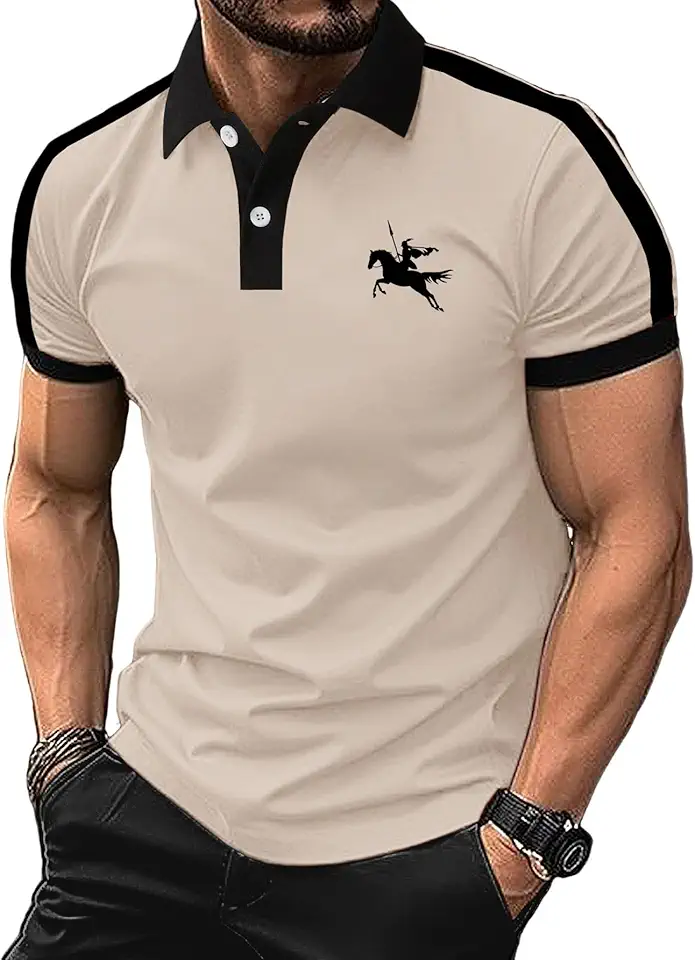 SOLY HUX Men's Polo Golf Shirts Short Sleeve...