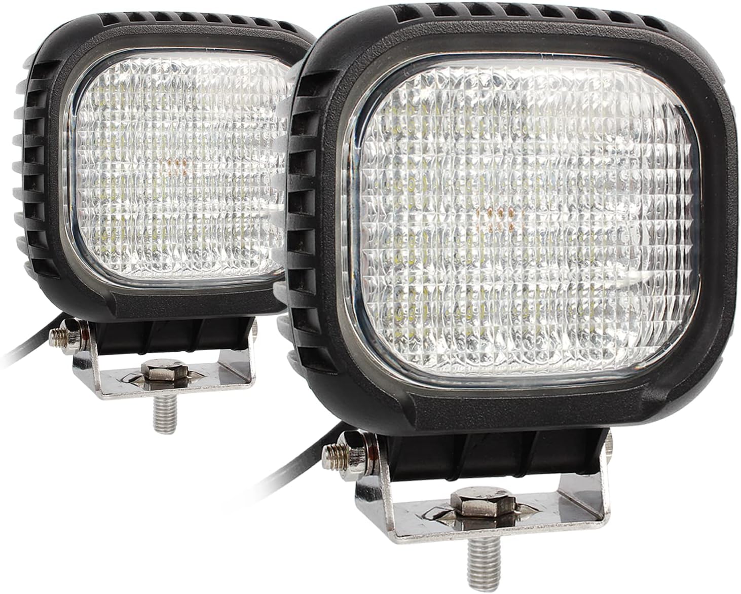 LED Arbeitsscheinwerfer 12V/24V Set - 1600 Lumen Nahfeldausleuchtung Für Traktor, ATV & LKW