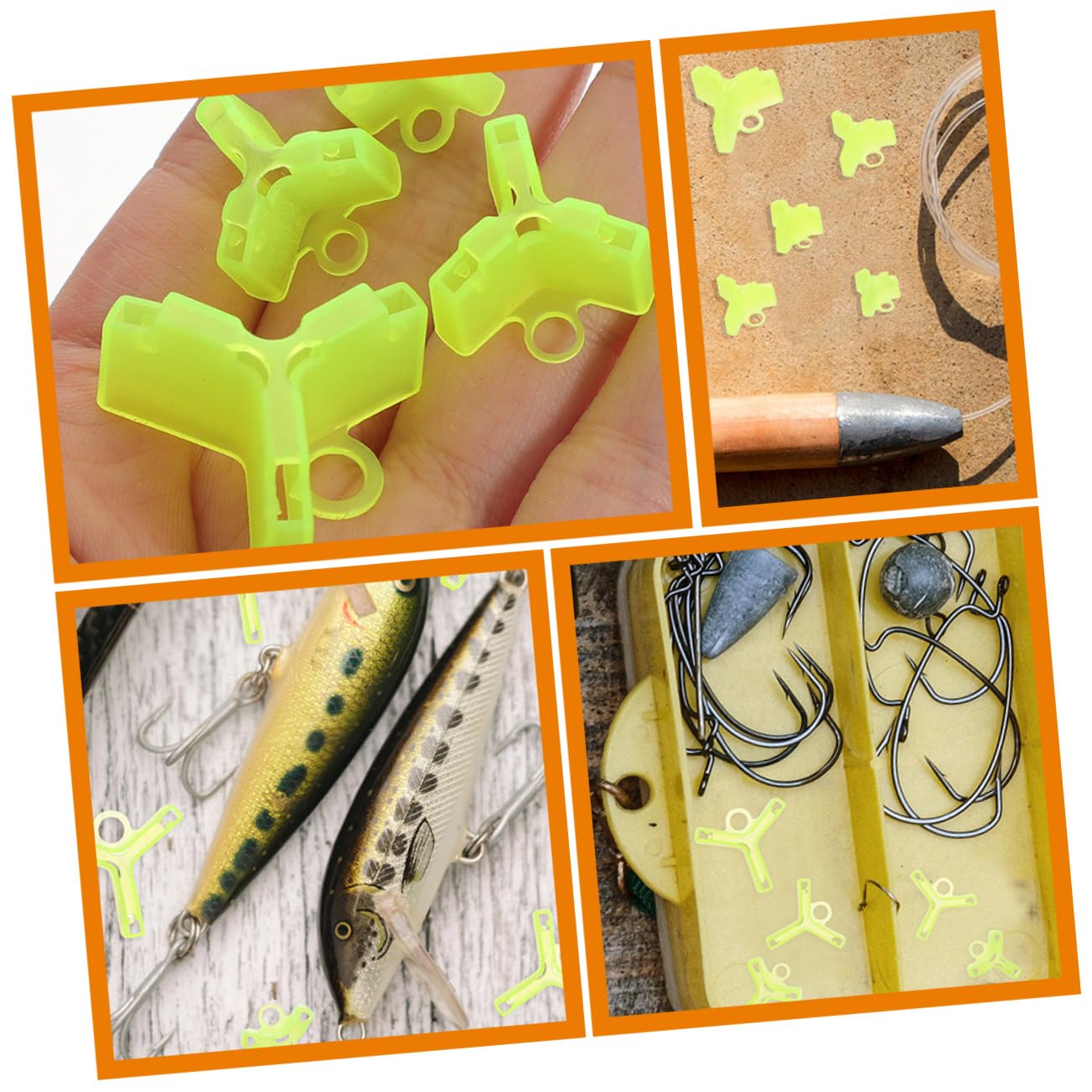 Gatuida 1000pièces Couvre-hameçons Triples Antidérapants De Hameçons Bonnets De Sécurité pour Antirayures Accessoires De
