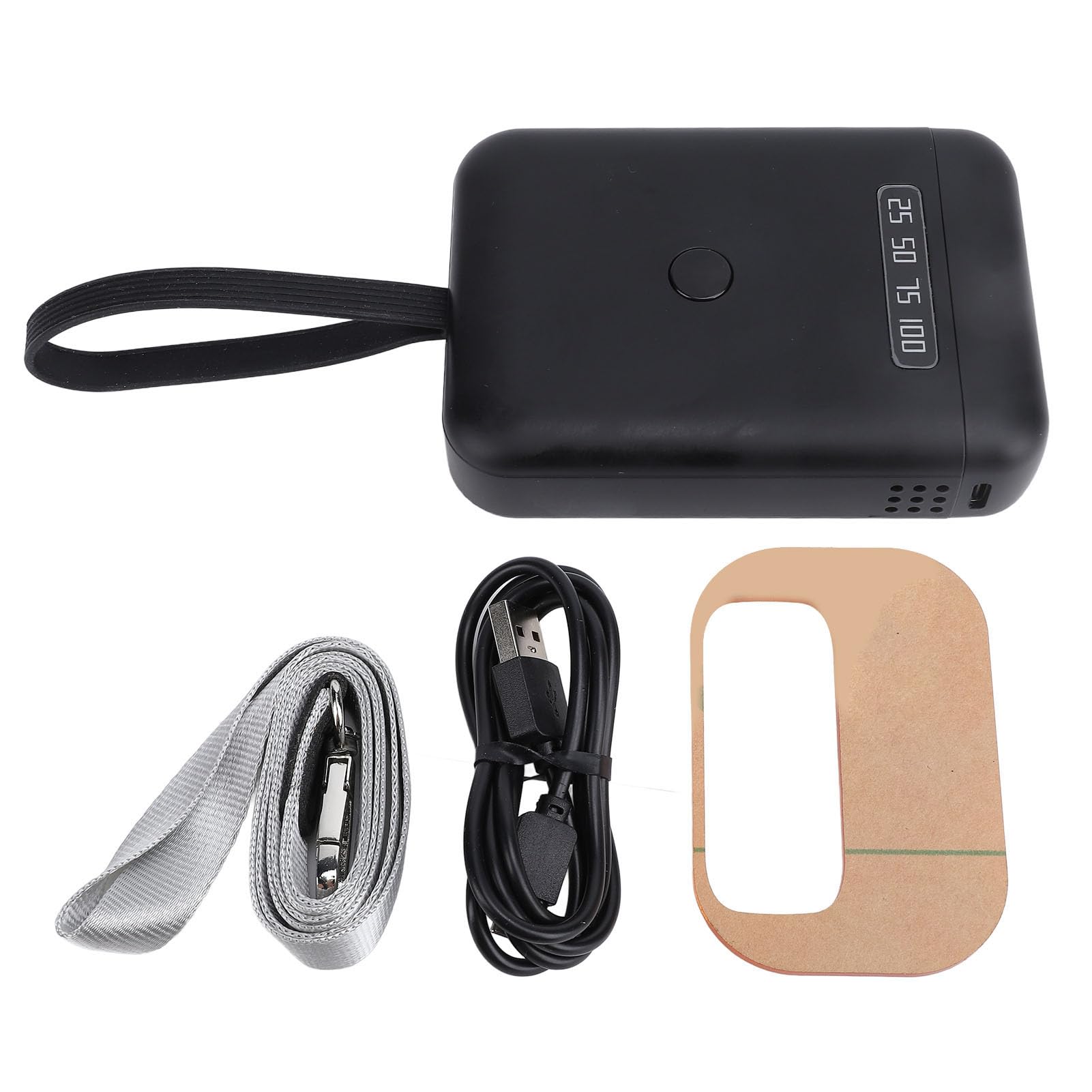 Efficiente Lampada UV per Extension Capelli da 18 W con Display Accurato della Batteria per Professionisti (Nera)