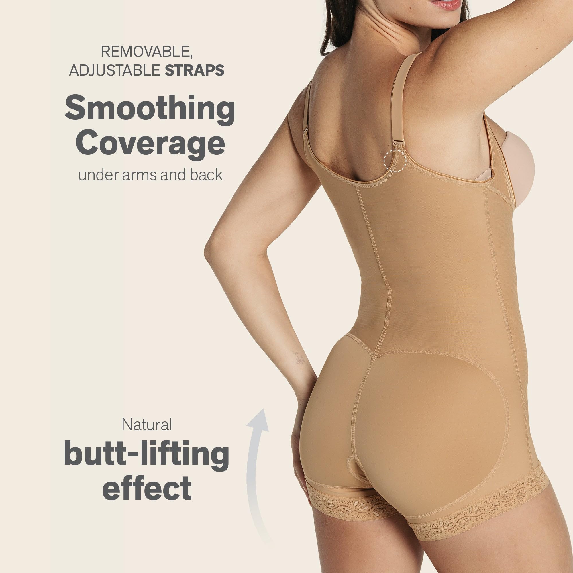 Leonisa Faja Colombiana Moldeadora para Mujer - Body Reductor de Control Fuerte