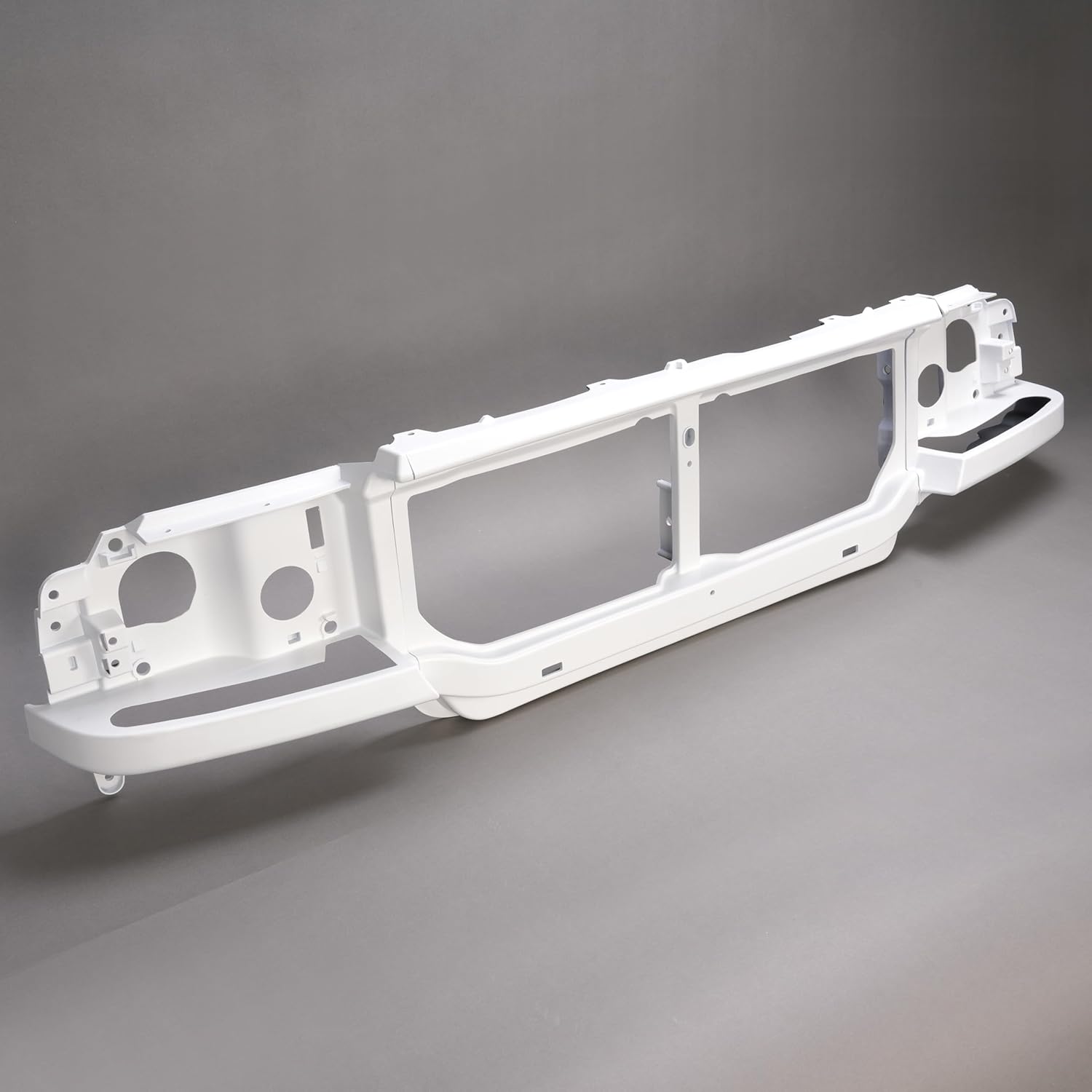 ALMULOO Header Panel Compatible with 2004-2011 Ford Ranger White PP Plastic Headlight Mounting Replacement for FO1220228