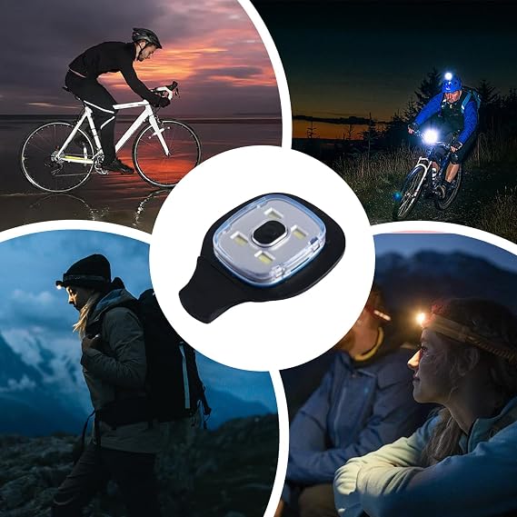 LED Hat Light | Easy Install Replaceable 3 Brightness Modes - LED Light for Knit Beanie Hat | for Camping Running Jogging Working Fishing Men Women Youth