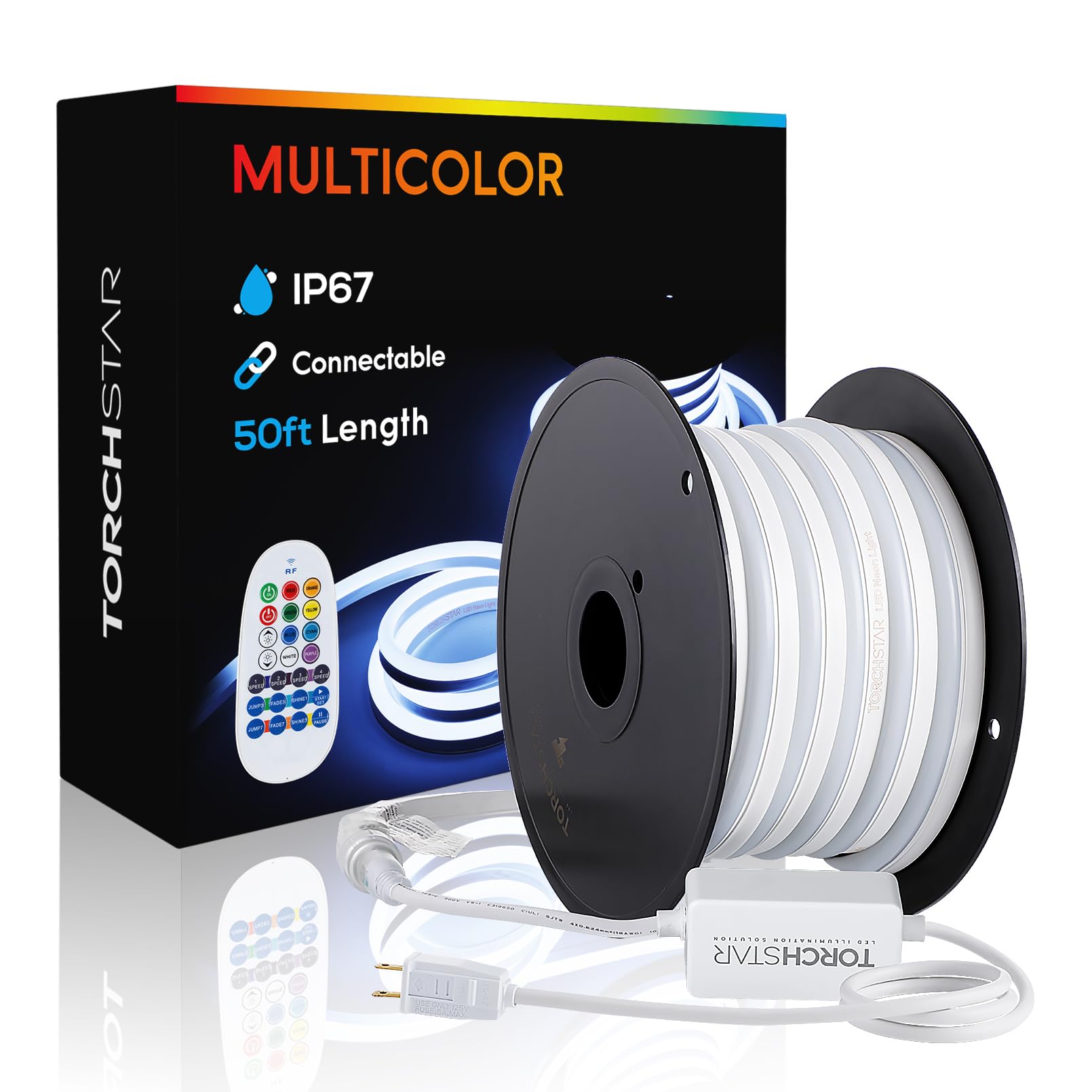 TORCHSTAR 50ft LED Neon Rope Light