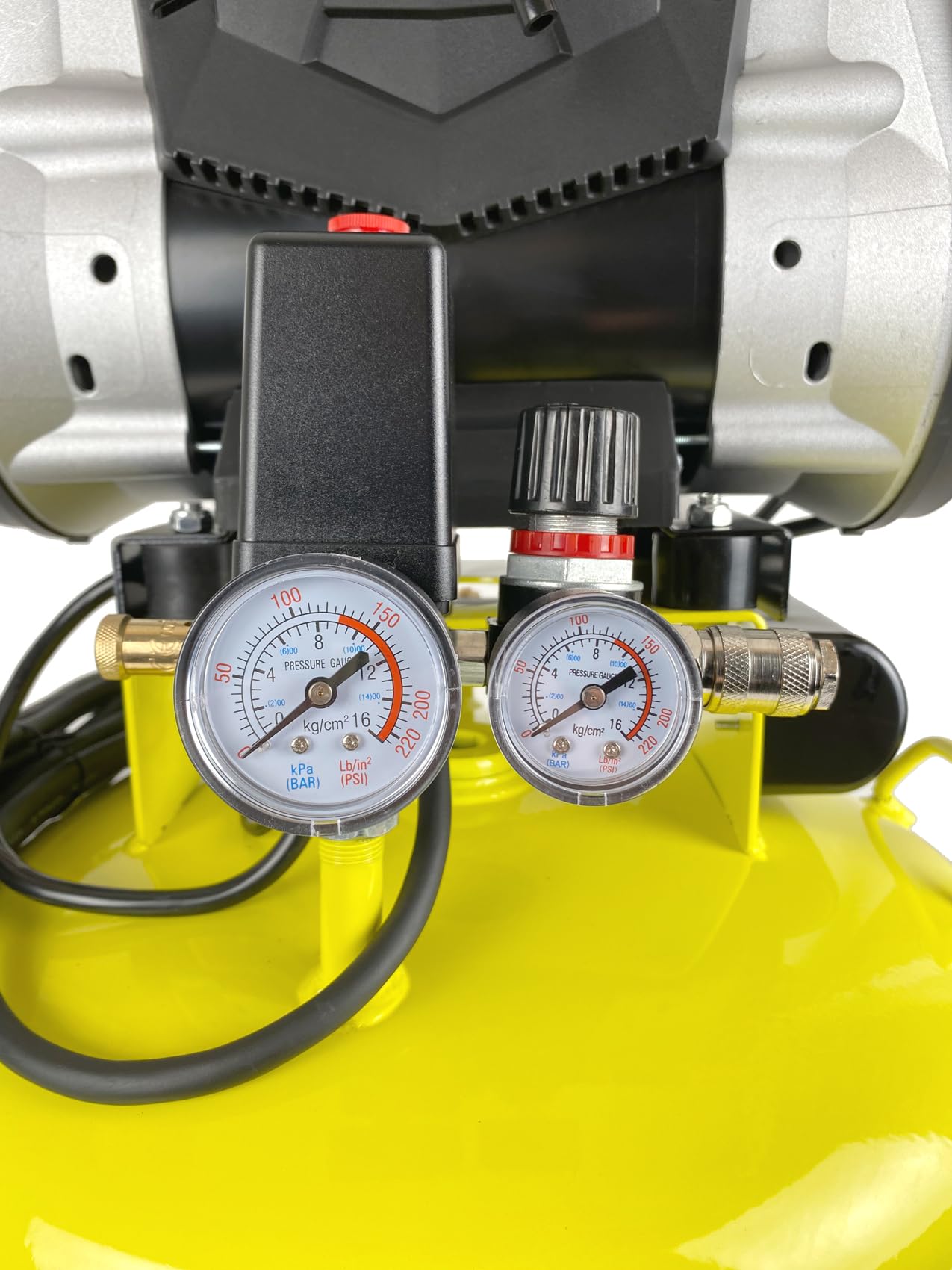 WELDINGER Flüsterkompressor FK 150 up innenbeschichteter 40 l Tank 1500 W (Silent Kompressor Kolbenkompressor) 5 Jahre Garantie