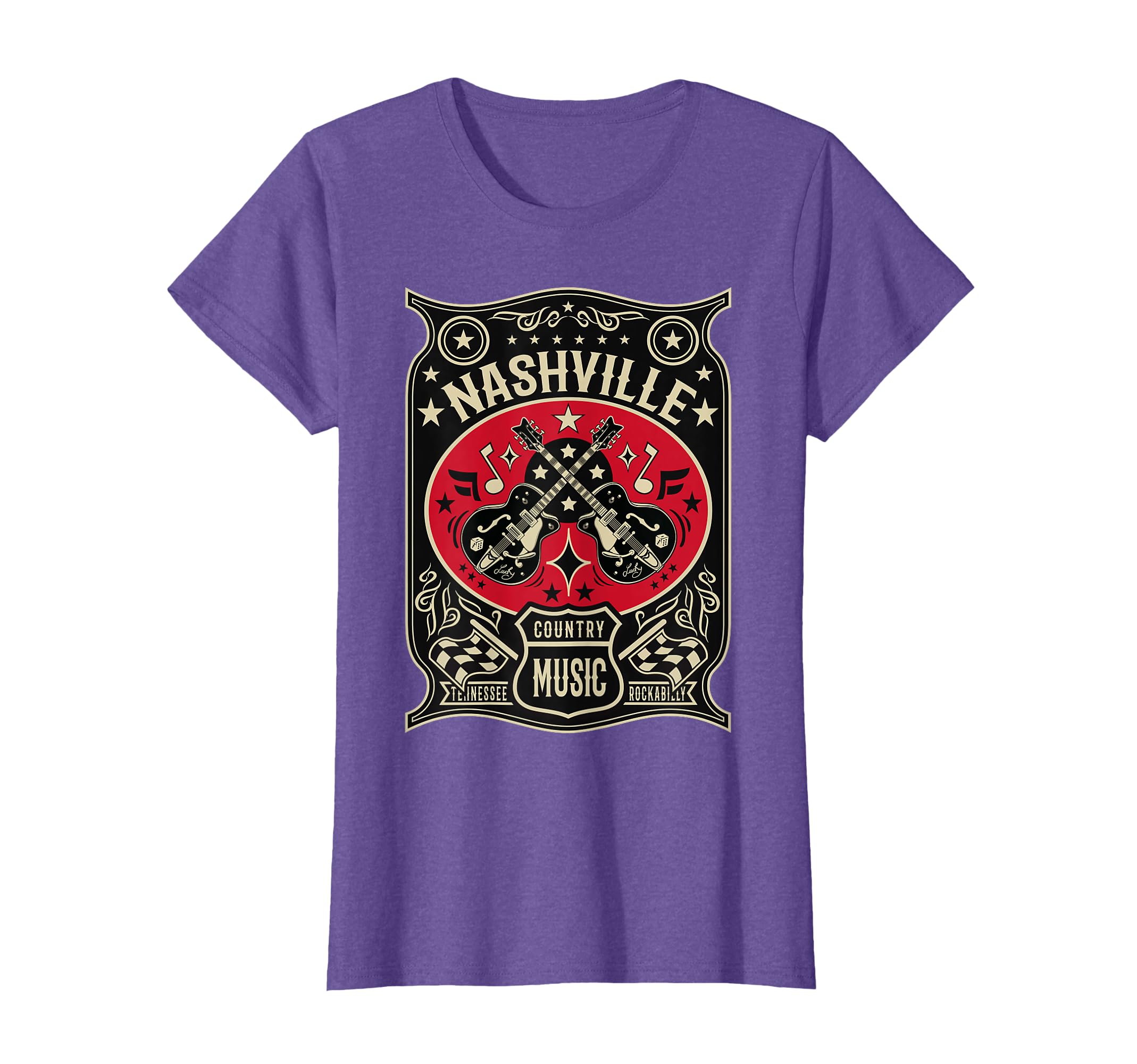 Nashville Tennessee Country Music Clothes Vintage Rockabilly T-Shirt