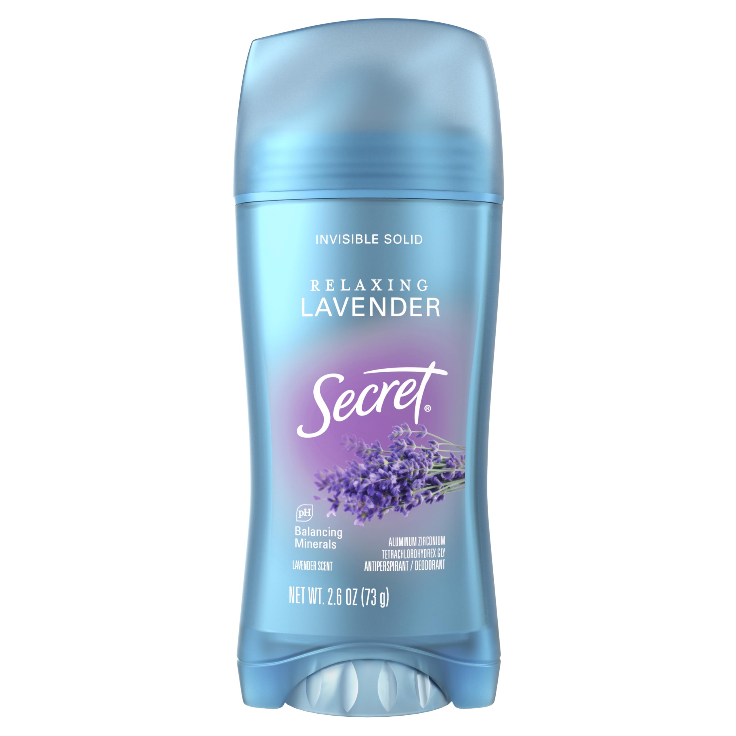 Secret, Secret Fresh Invisible Solid Antiperspirant And Deodorant Lavender Scent, 2.6 Ounce