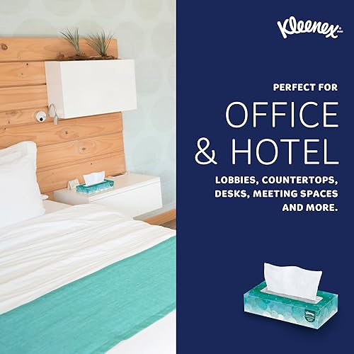 Miniatura 8 de Kleenex Pañuelo facial profesional para negocios 21400 cajas de pañuelos planos 36 cajasestuche 100 pañuelos  caja 3600 pañuelos  estuche