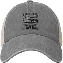 I Don't Run I Reload Baseball Cap Women Men Mesh Baseball Caps Cute Sun Hat Trucker Hats