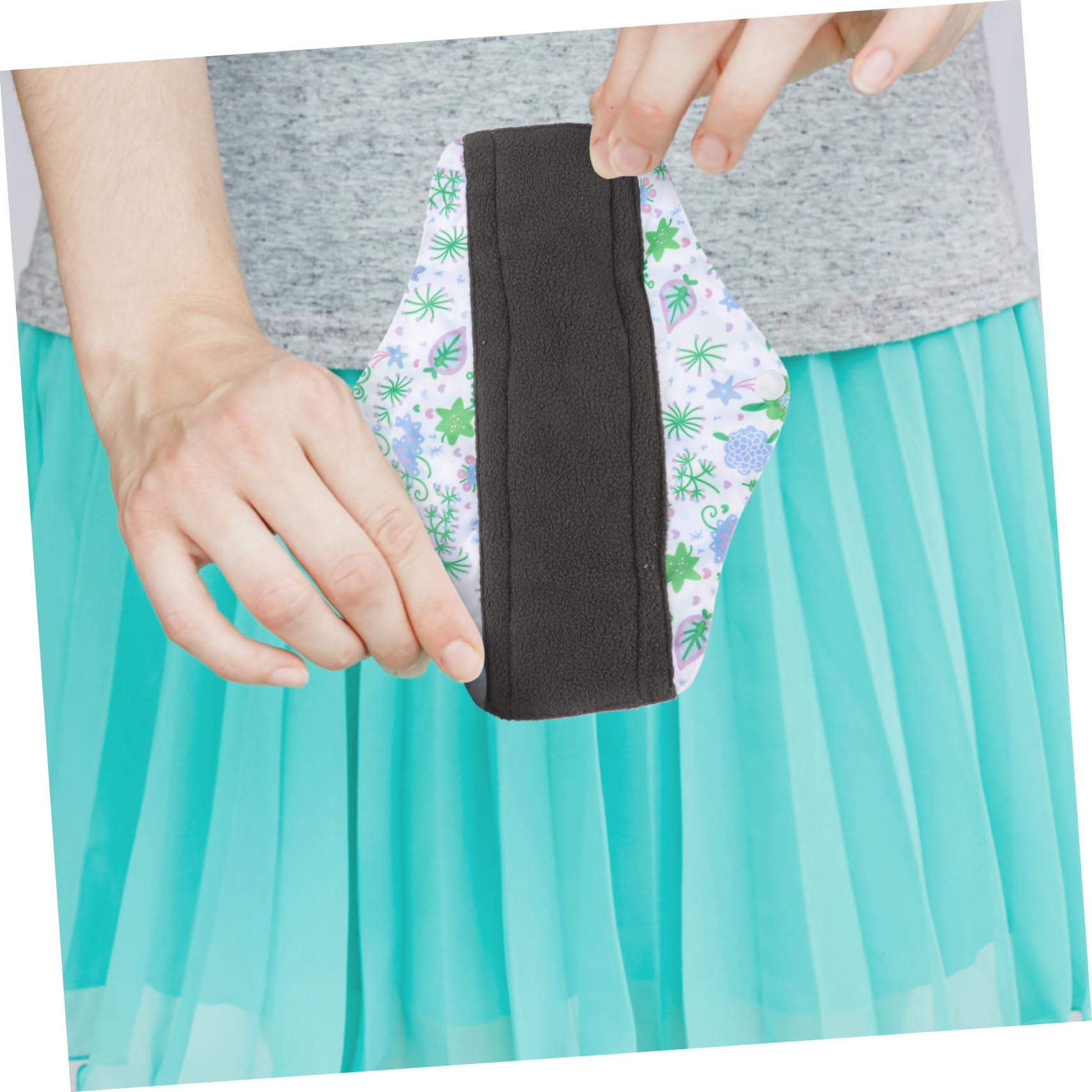 MAGICLULU 10 Stk waschbare Damenbinde menstruations pad livy menstruationspad Menstruationspads Atmungsaktive Damenbinden Menstruationsbinden aus Stoff tragbare Damenbinde Auslaufsicher