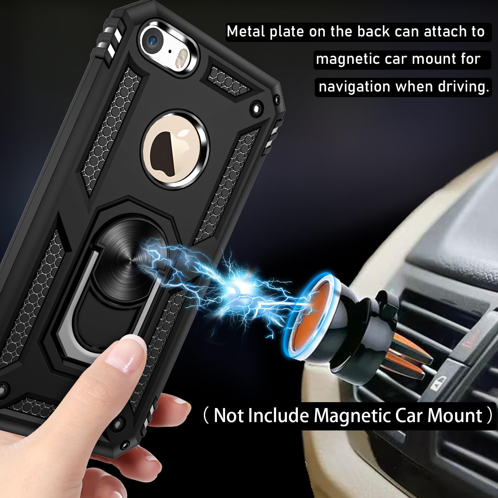 Amazon.com: GAMEMIUZ Case for iPhone SE (1st gen - 2016) / 5S