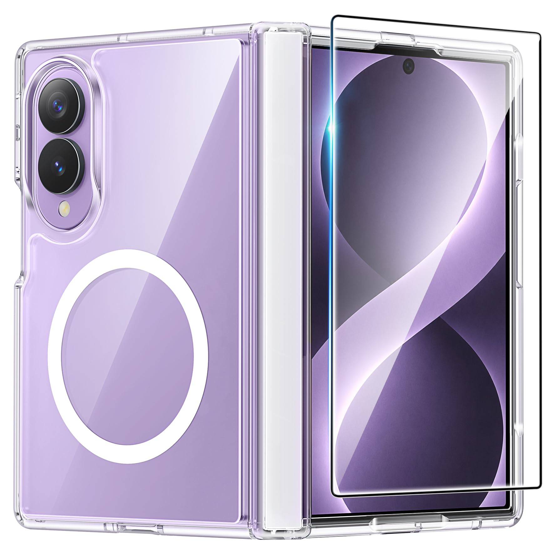 Photo 1 of FNTCASE Galaxy Z Fold 8 Case with Hinge Protection