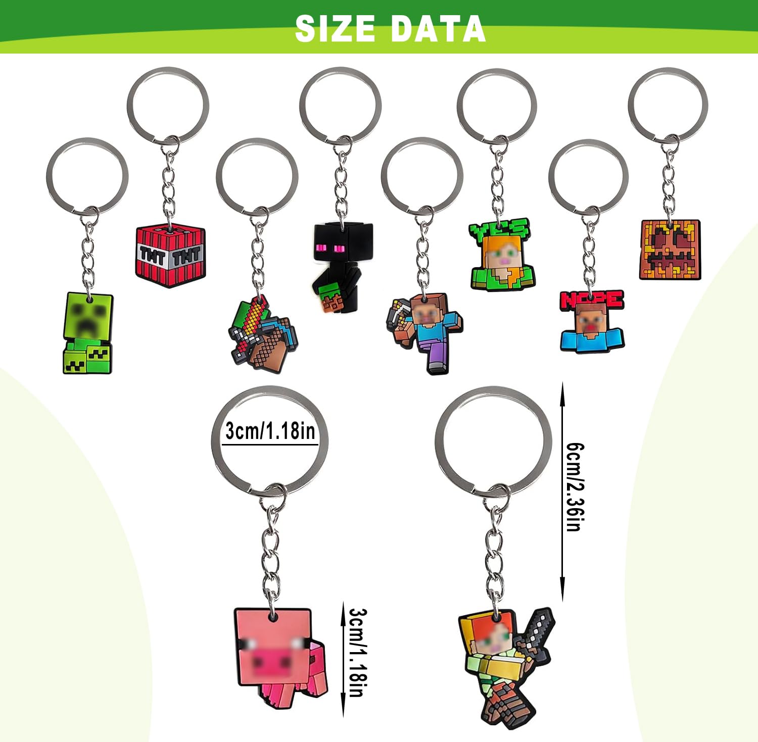 Porte-Clés Anime Demon Hunters - 16 Pièces En PVC - Cadeaux Pour Fans, Déco Sac à Dos, Accessoires Geek - 2