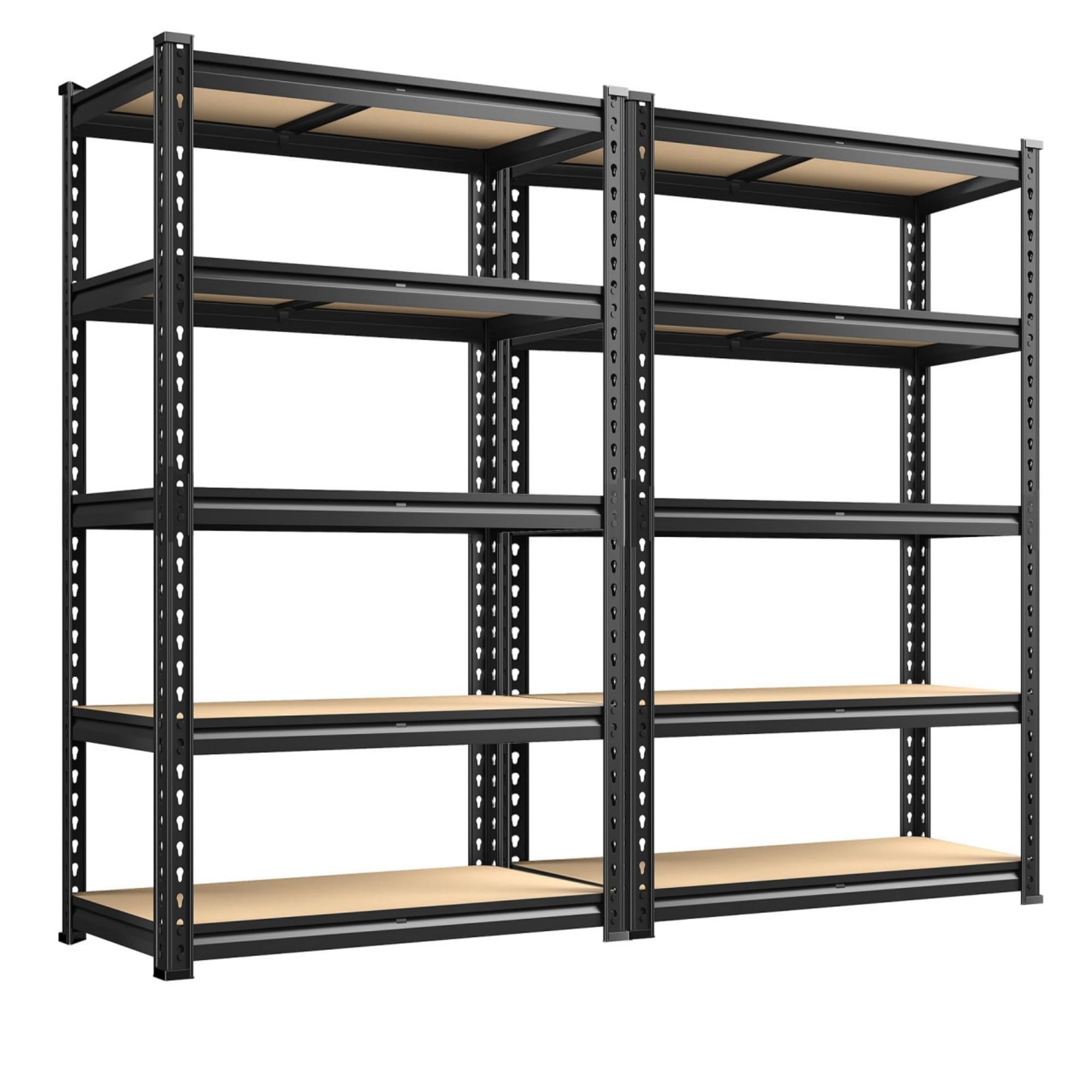 REIBII 2020LBS Garage Shelving Heavy Duty 5 Tier Storage Shelves Adjustable Garage Shelves