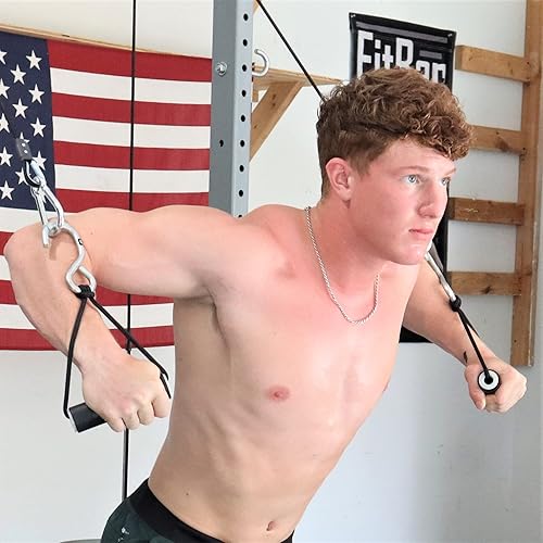 Miniatura 3 de Empuñaduras resistentes | Asas de barra de dominadas | Asas de barbilla | Empuñaduras neutras para barras de dominadas