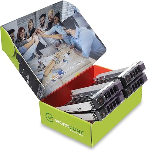 Miniatura 6 de WORKDONE Paquete de 4 unidades  Organizador de disco duro de 3.5 pulgadas  Compatible con servidores Dell PowerEdge seleccionados de 11 a 13