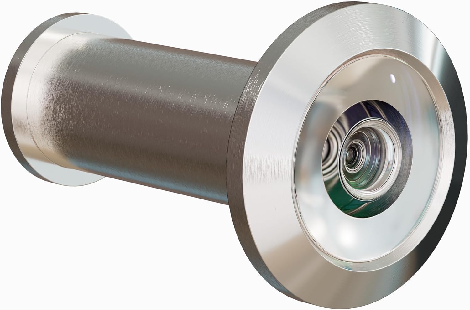 Door Viewer | Security Peep Hole Provides an Ultra Wide View | Peepholes for Doors 1.75 inches Thick | Satin Nickel (Pack of 25)