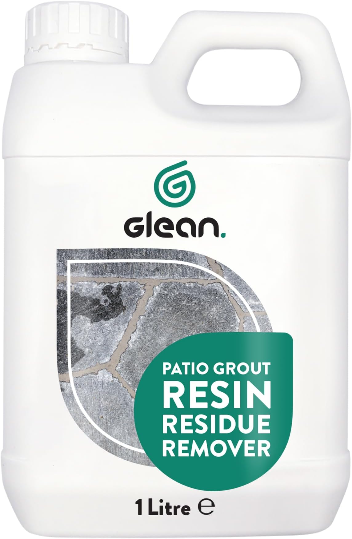 GLEAN Patio Grout Resin Residue Remover | PORCELAIN & NATURAL STONE| Removes Acrylic, Epoxy and Silicone Residue From Brush-in Jointing Compounds | 1 Litre