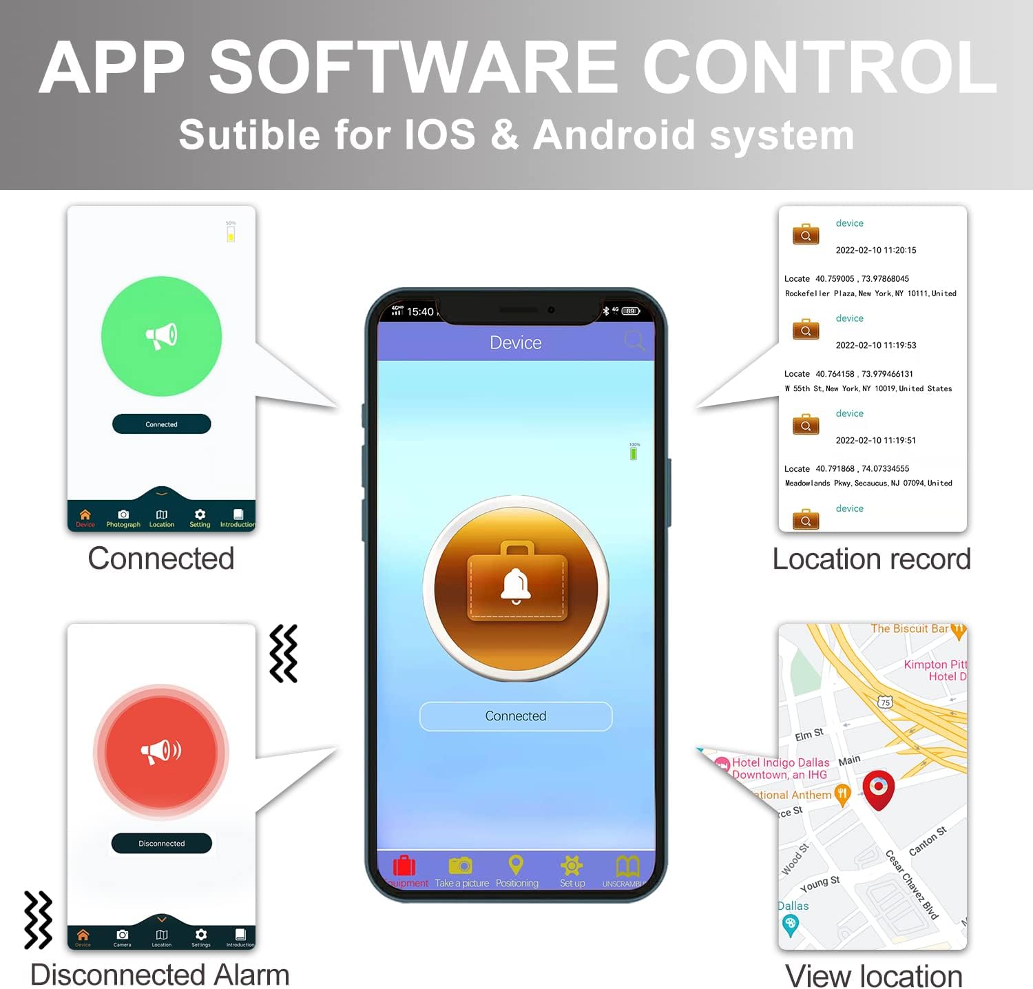 smart cc anti lost wallet for men men wallet with gps position locator finder tracker%e2%80%a6