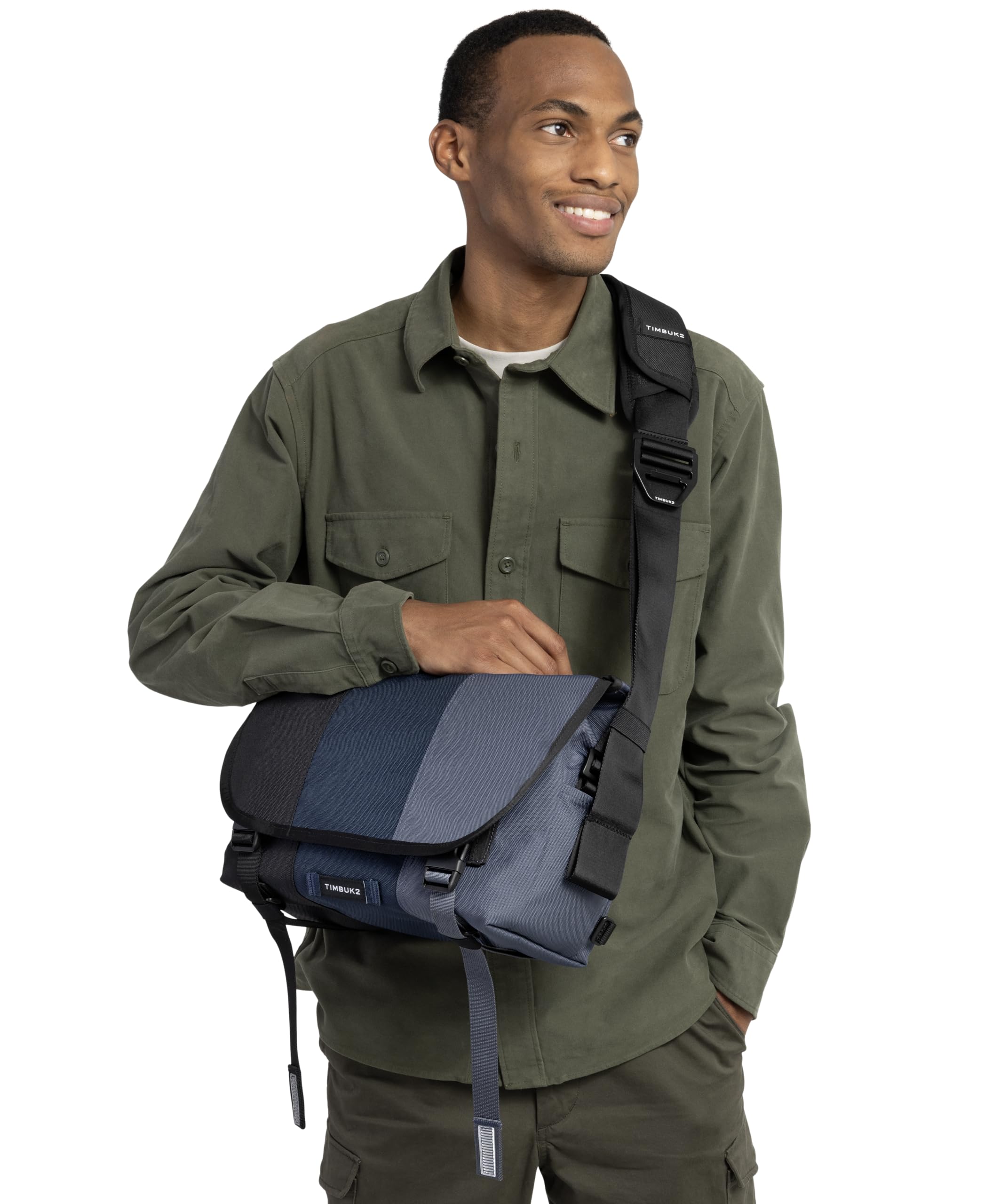 Timbuk2 Klasyczna torba kurierska – trwała, odporna na działanie wody, pasuje do laptopów o przekątnej ekranu 13", 15", 17", Monsoon, S