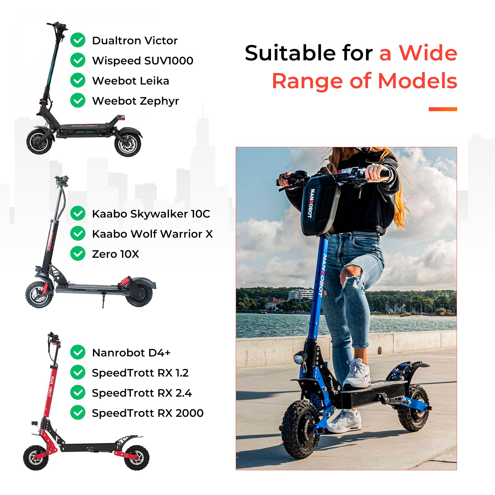 LUCK4U (2-Pack) 80/65-6 10x2.5 Inner Tube Replacement with 90 Degree for Kugoo M4 pro Speedual Zero 10X 255 * 80 Tires Scooter Thickened