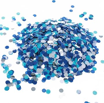 6000 PCS Round Tissue Confetti, 0.39inch Circles Table Paper Dots