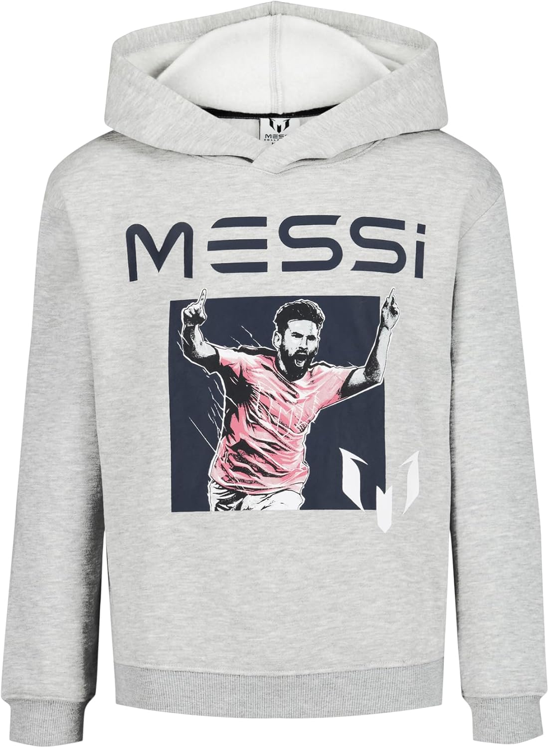 Messi boys Lifestyle Long Sleeve Sweatshirt, Standard Fit Hoodie Sweatshirt, Comfortable - Image 5