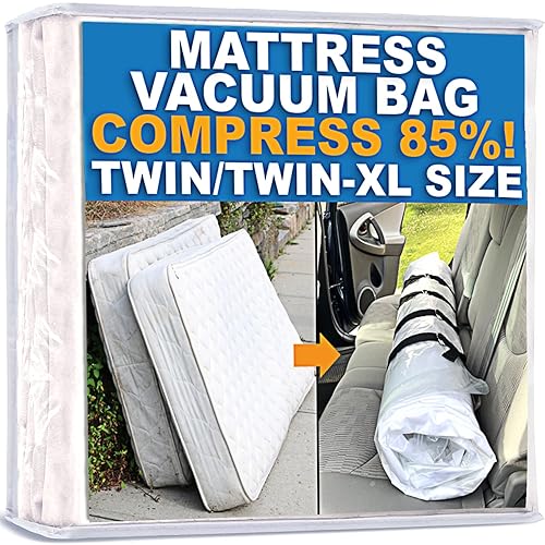 Mattress Vacuum Bag for Moving, Vacuum Seal Mattress Bag for