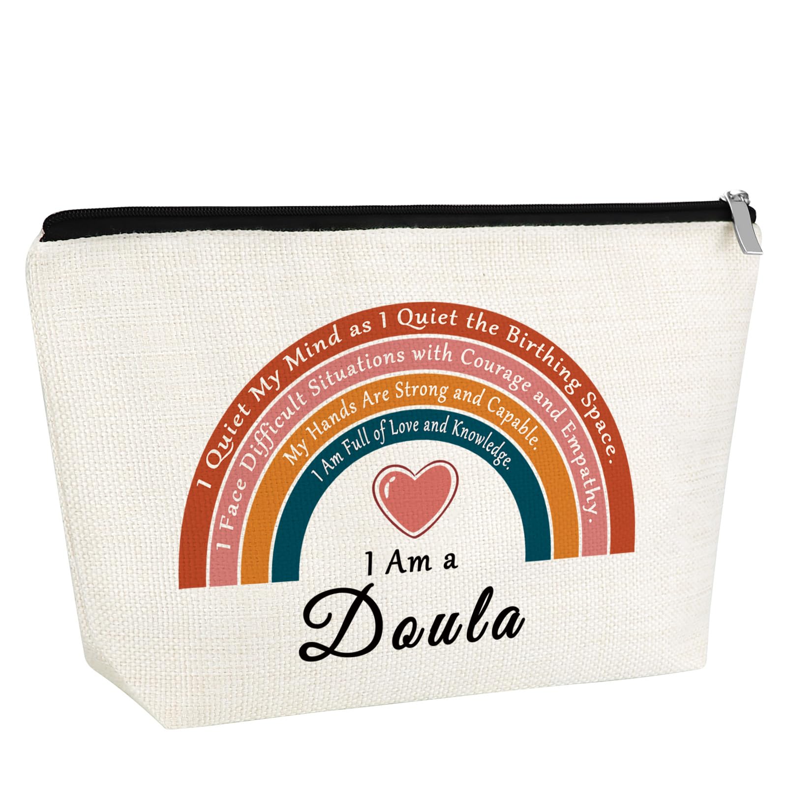 Thank You Gift for Midwife Makeup Bag Appreciation Gifts for Doula Postpartum Nurse Inspirational Survival Gifts for Grandma Mom Friend Graduation Gift for Obstetric Doctor Coworker Travel Pouch