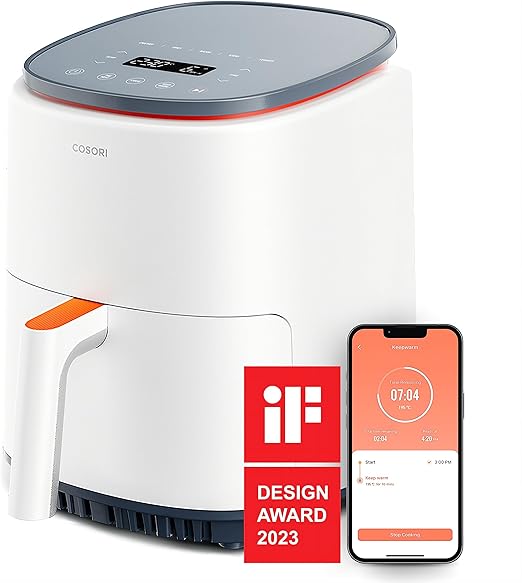 COSORI Air Fryer, 3.8L with 7 Customize Functions, Up to 230℃, 1500W, 1