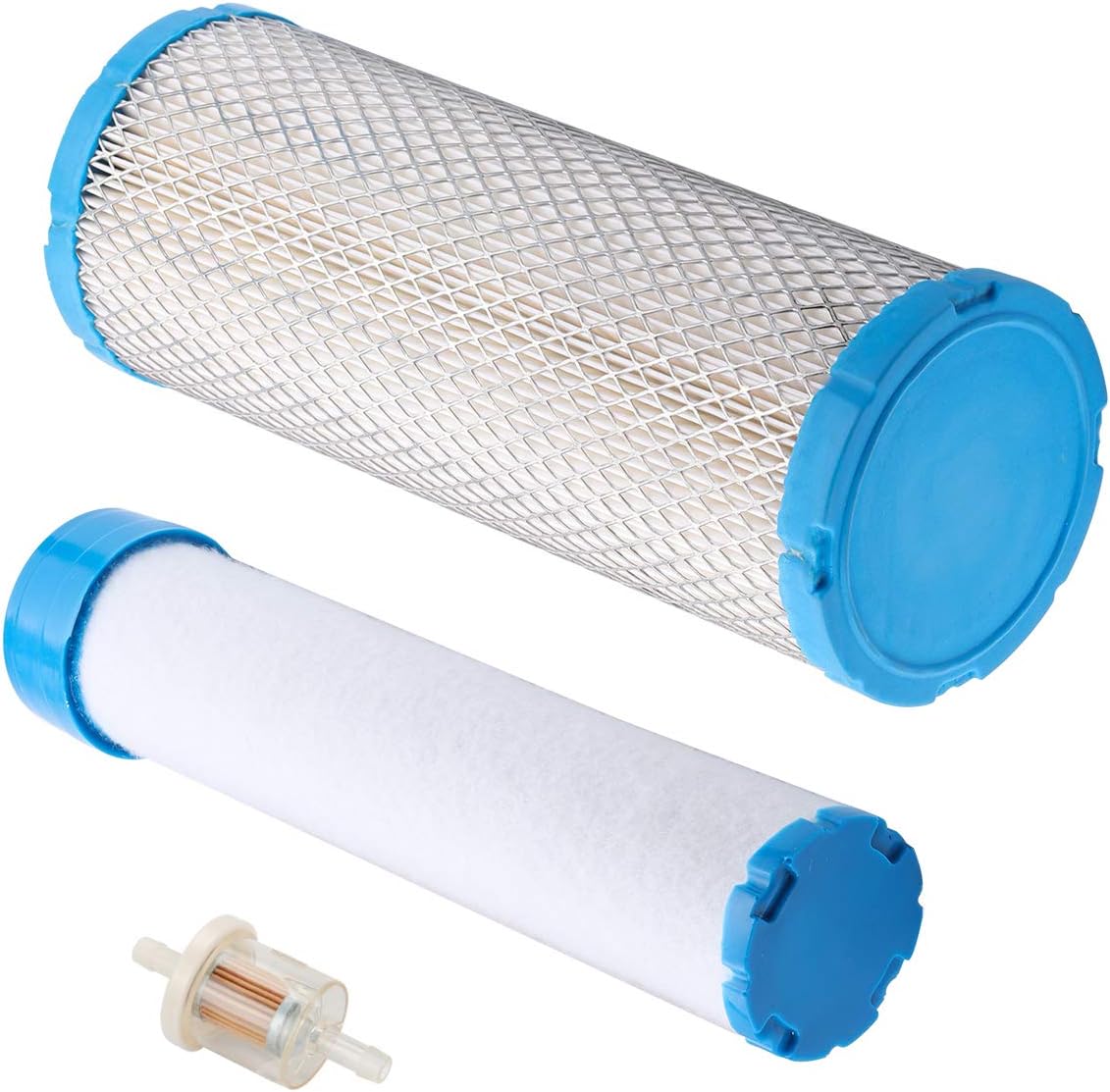 Hipa 11013-7044 Air Filter for Kawasaki FX651V FX691V FX730V FX751V FX801V FX850V FX1000V FD731V FD750D FD791D FH601V FH641V FH680V FH721V FH770D FH601D FH641D FH680D Lawn Mower John Deer M131802
