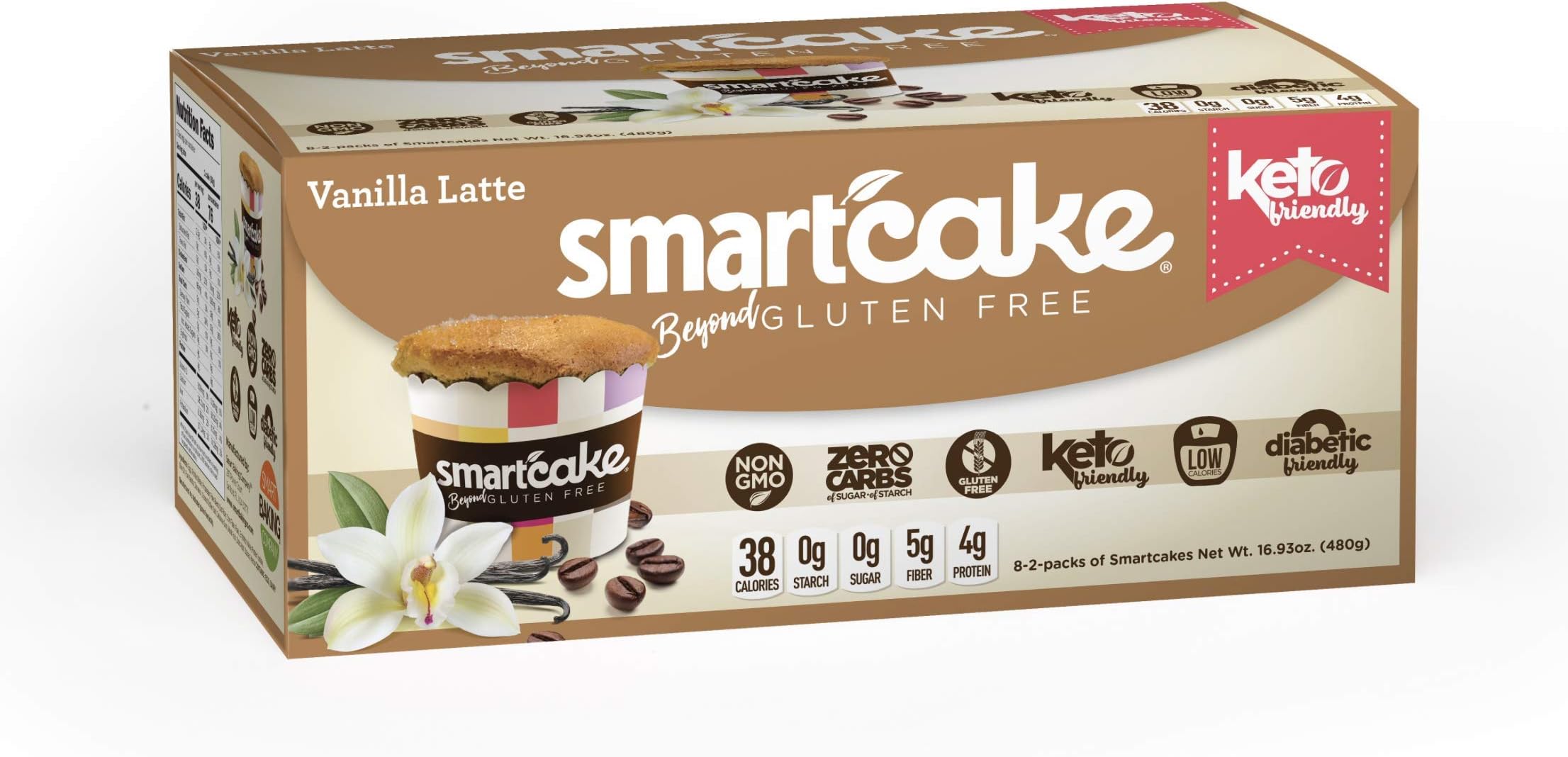 Smart Baking Company Smartcake, Sugar Free, Gluten Free, Low Carb, Keto Dessert