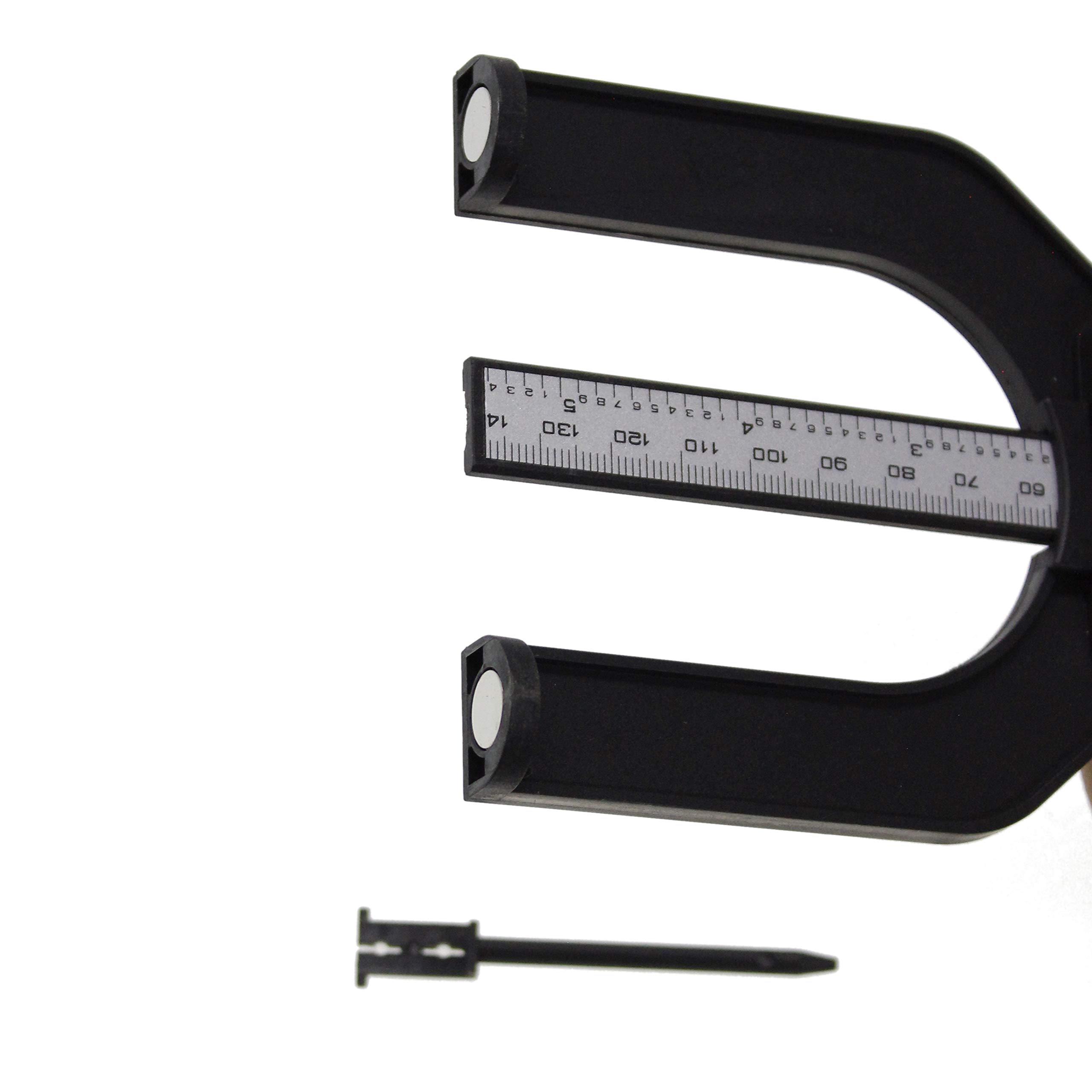 KATSU Medidor de Profundidad Digital 0-80mm Herramienta de Medición para Enrutador Carpintería Sierra de Mesa