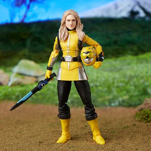 Miniatura 3 de Power Rangers Lightning Collection Beast Morphers Yellow Ranger - Figura de acción a escala de 6 pulgadas, juguetes y figuras de acción para niños a
