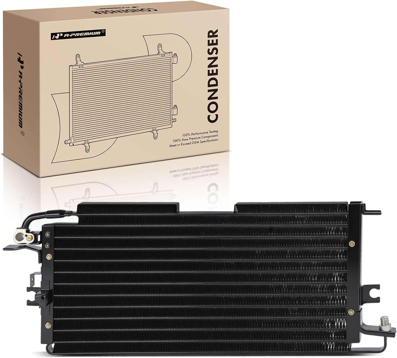 A-Premium Air Conditioning A/C Condenser Compatible with Toyota Pickup 1994 1995, 2.4L 3.0L