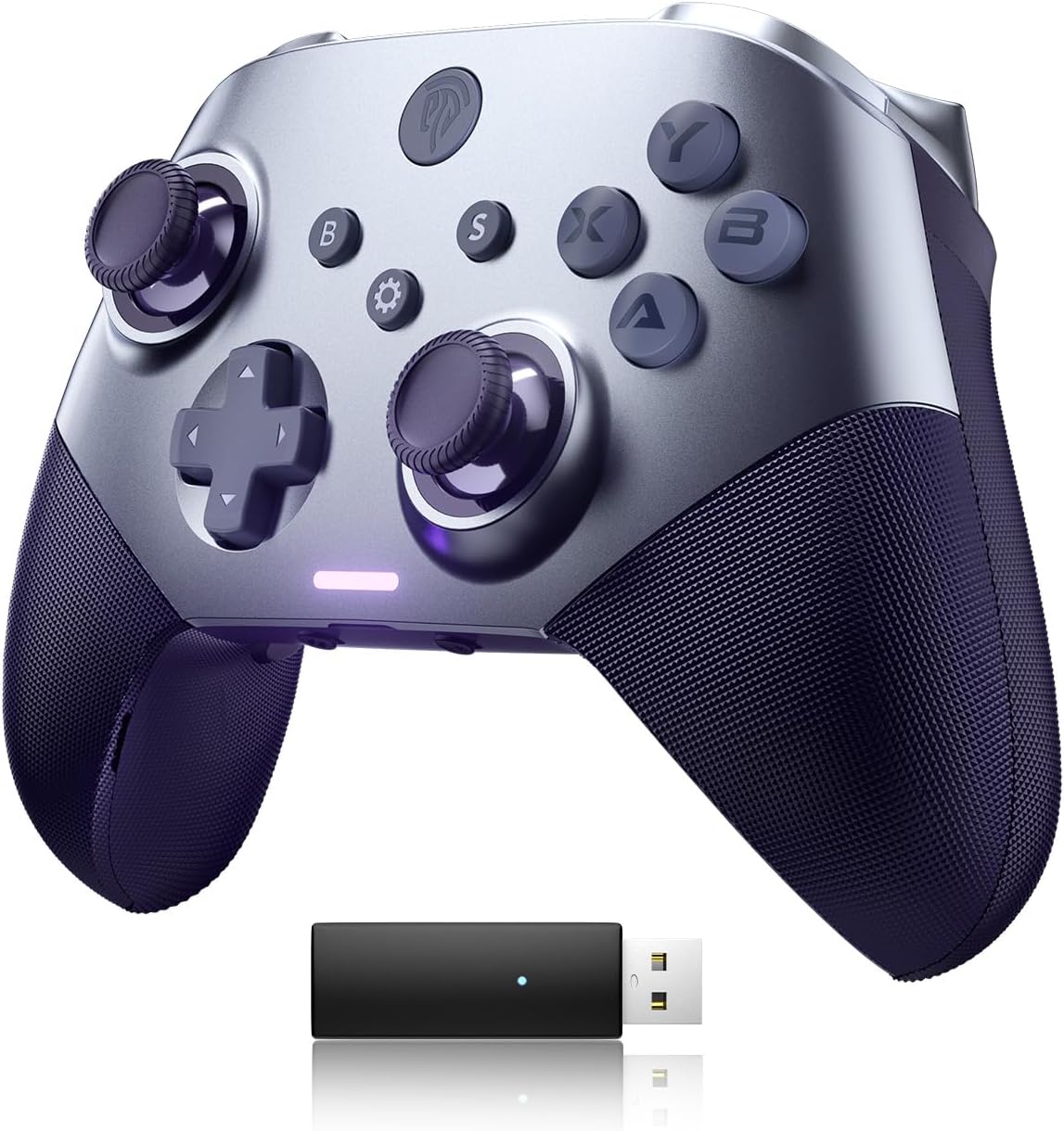 EasySMX Wireless Controller X10- Enhanced Wireless Bluetooth Controller with a Swappable Faceplate/Hall EffectJoysticks/Hall Triggers for PC/Switch/Steam/Android TV