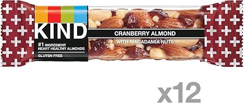 Miniatura 6 de KIND Barras de frutas y nueces y arándanos y almendras paquete (12 unidades)