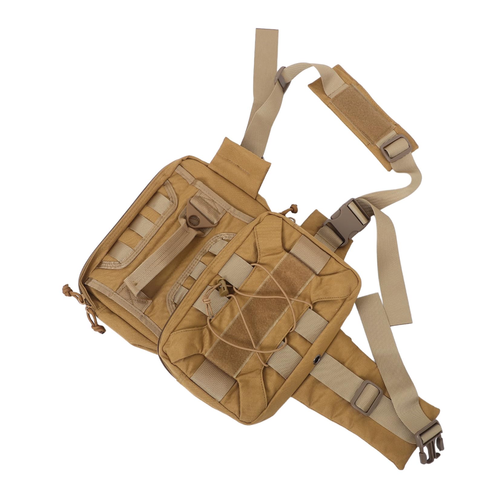 Veemoon Sacoche de Selle pour Grand Chien avec Poches Latérales à Dos Ajustable Nylon Imperméable pour Randonnée et Voyage Harnais à Libération Rapide pour Chiens